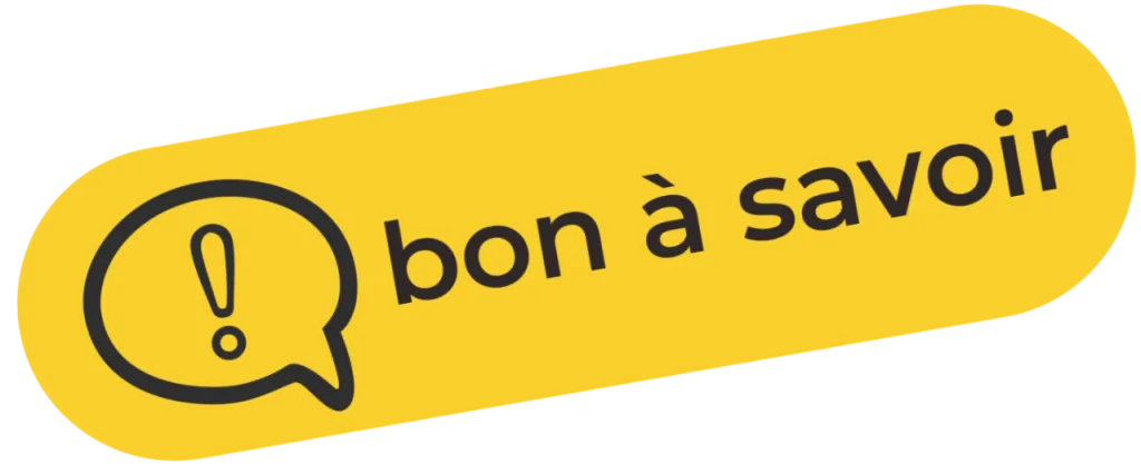 Logo jaune Bon à savoir